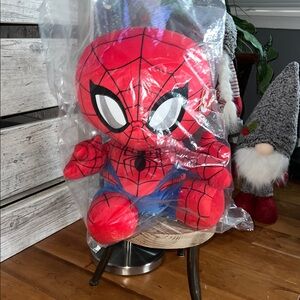🔴 TY Beanie Buddies Collection Marvel Super Heroes SPIDER-MAN (X-Large-21")